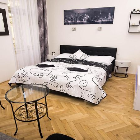 Black & White Apartment Prague By Wenceslas Square And Muzeum Kültér fotó